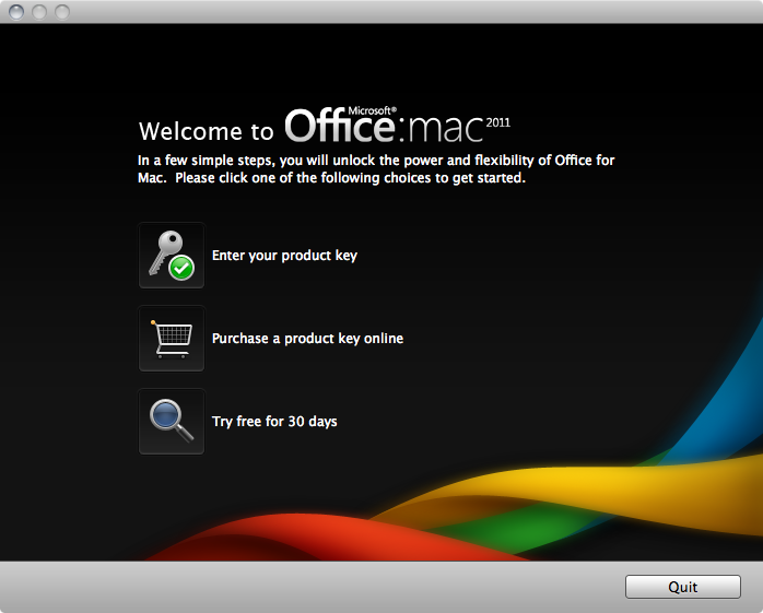 office mac 2011 download with product key