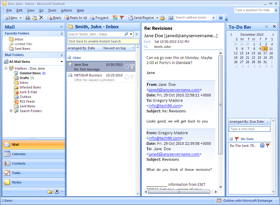 outlook 365 move mail folder to another user