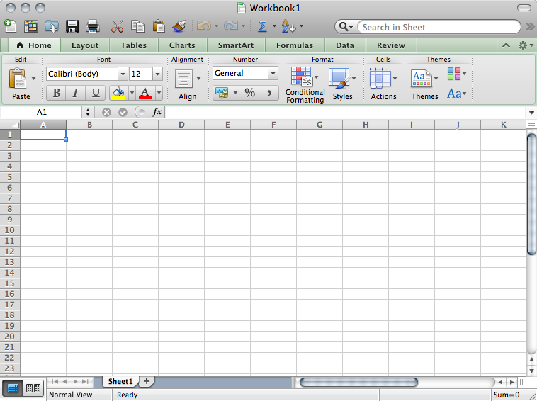 excel 2011 for mac regression