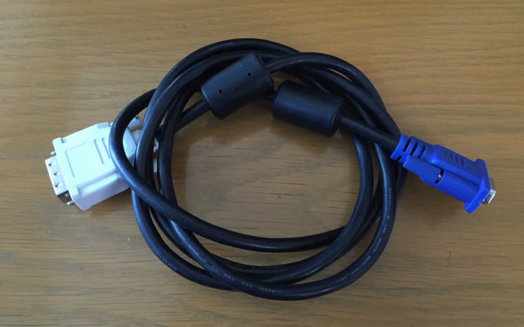 DVI-I to VGA Cable
